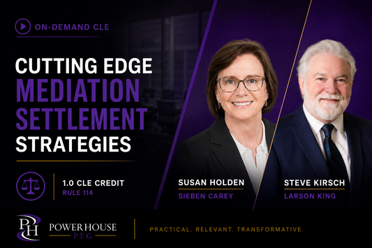 Cutting Edge Mediation Settlement Strategies