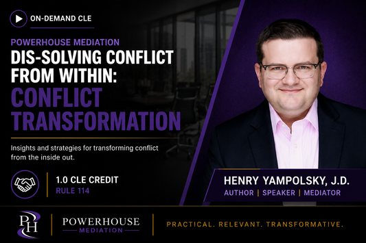 Dis-Solving Conflict from Within: Conflict Transformation
