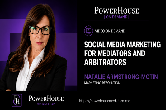 Social Media Marketing for Mediators and Arbitrators