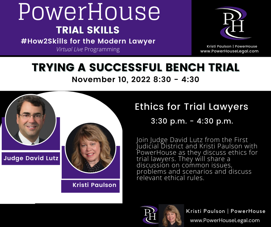 Trying a Successful Bench Trial (6 hours collection)