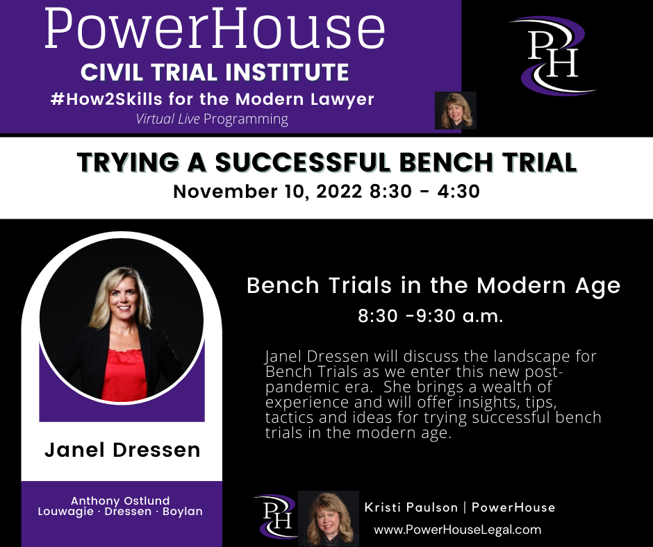 Trying a Successful Bench Trial (6 hours collection)